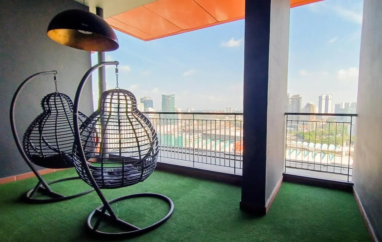 Apartmán Cozy Loft Suite 2Br Near Jb Ciq 7Pax Johor Bahru