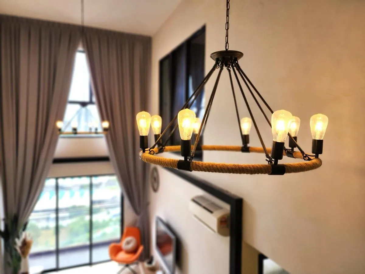 Apartmán Cozy Loft Suite 2Br Near Jb Ciq 7Pax Johor Bahru Malajsie
